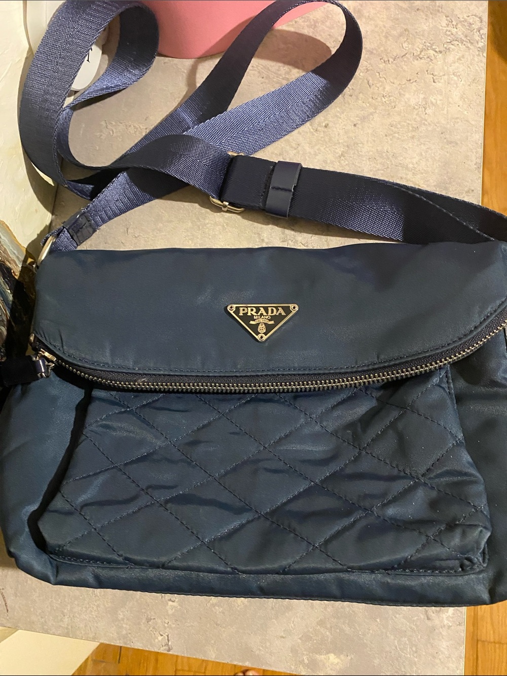 Unbranded Blue Nylon Fashion Crossbody Bag
